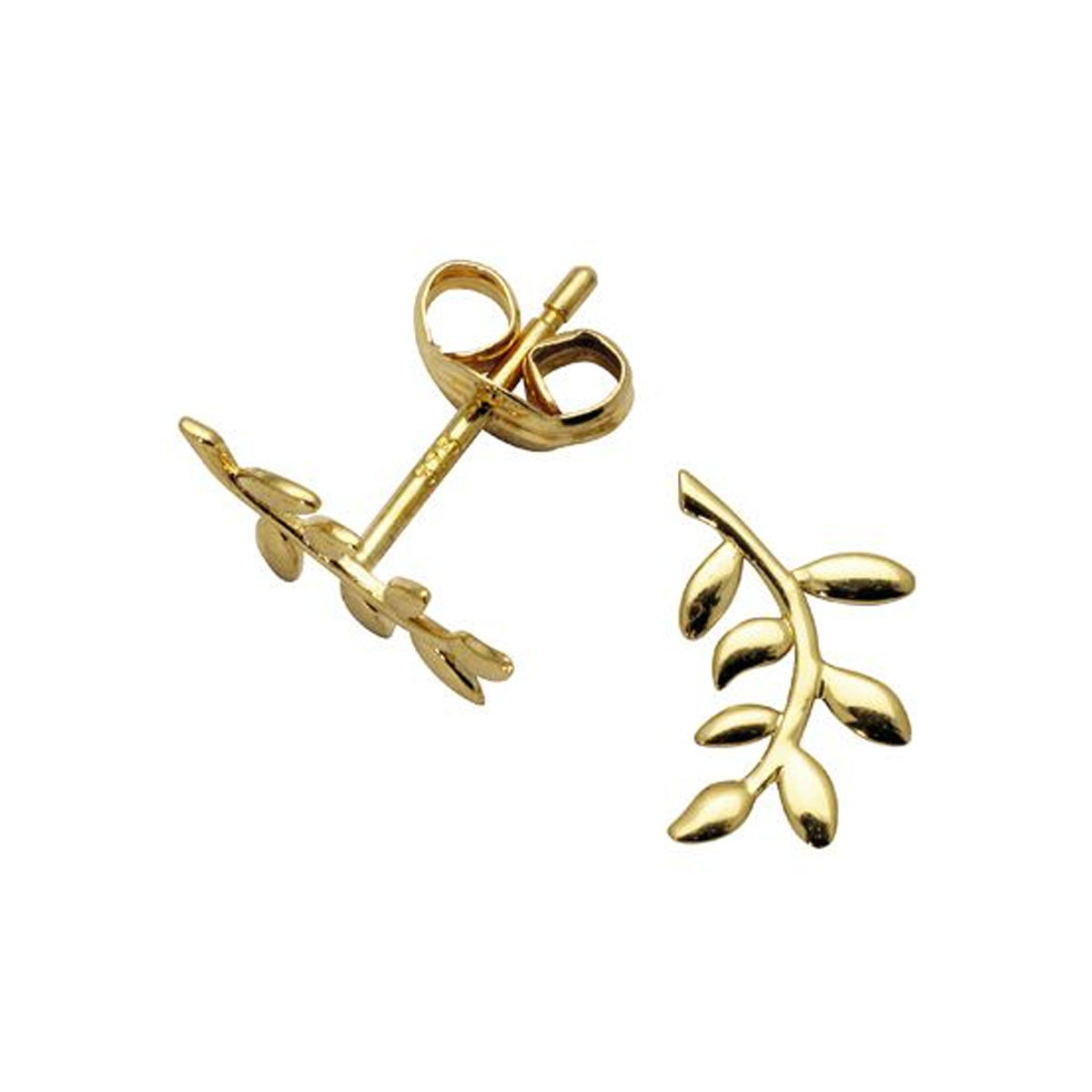 ELSE Øredobber 375 Gult Gull