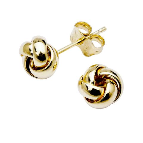 Øredobber Knute 375 Gult Gull