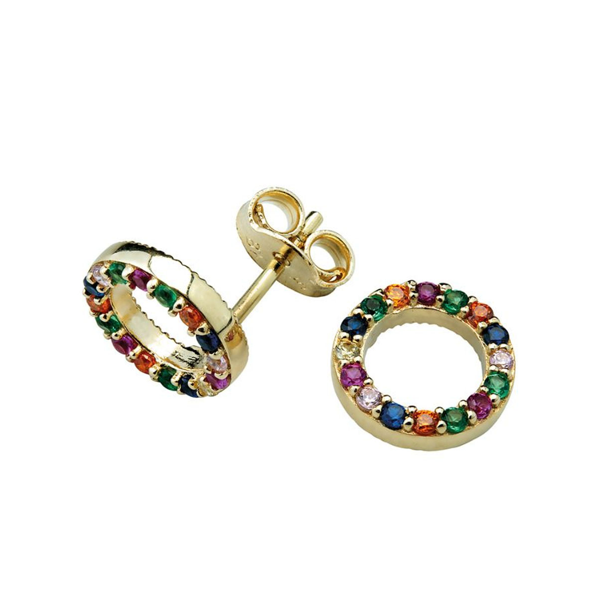 Øredobber 375 Gult Gull