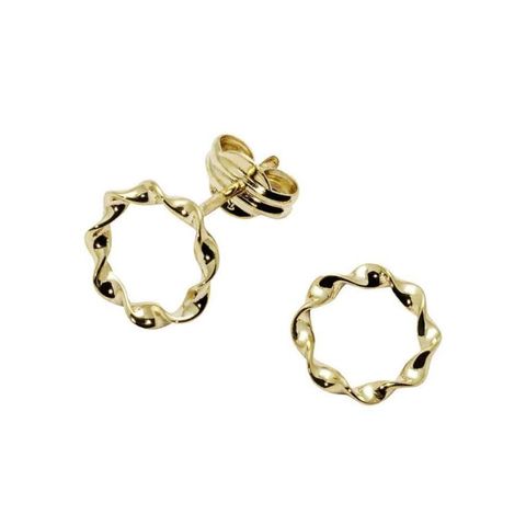 Øredobber Gult Gull