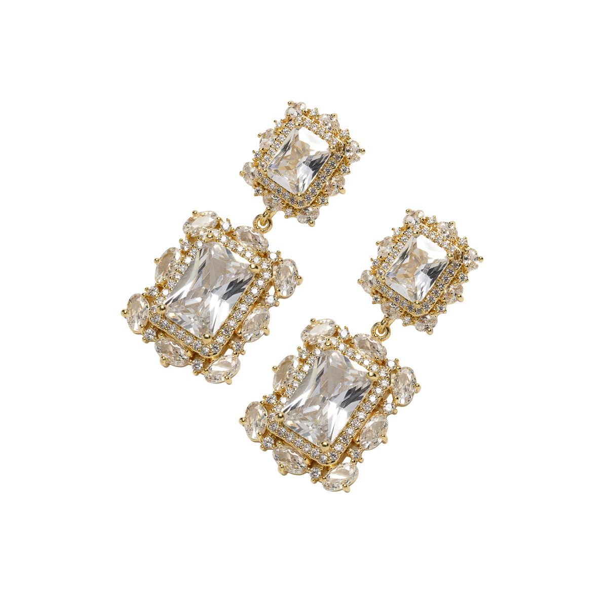 Øredobber Annet Metall Hvit