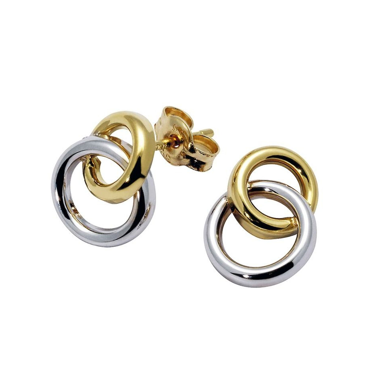 Øredobber Tofarget Gull 