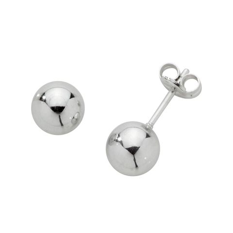 Øredobber 585 Hvitt Gull