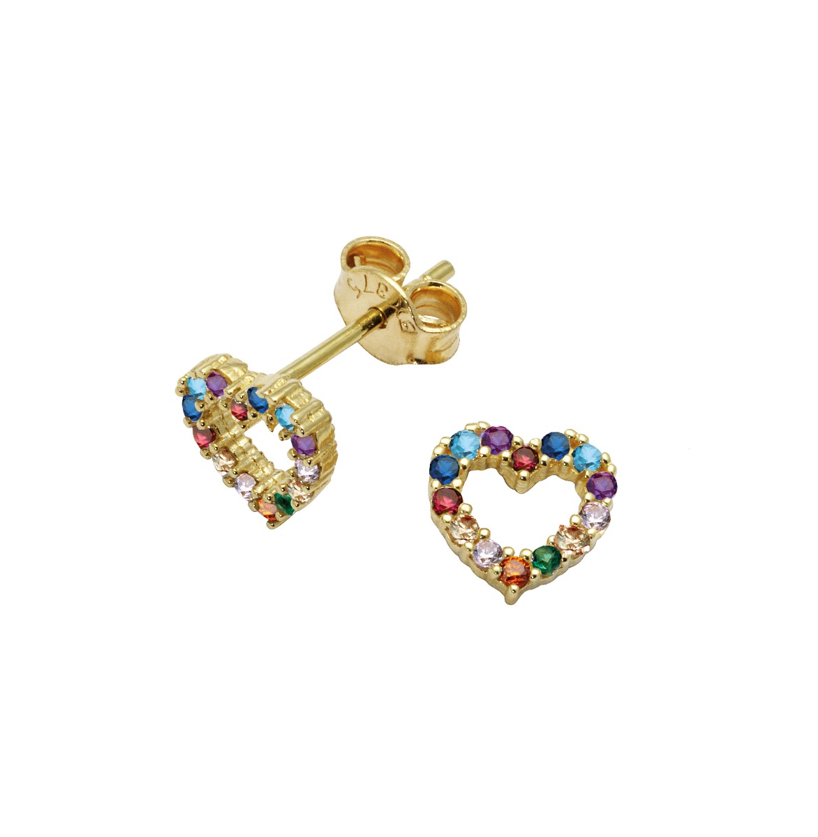 Øredobber 375 Gult Gull 