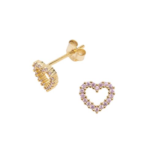 Øredobber 925 Forgylt Sølv