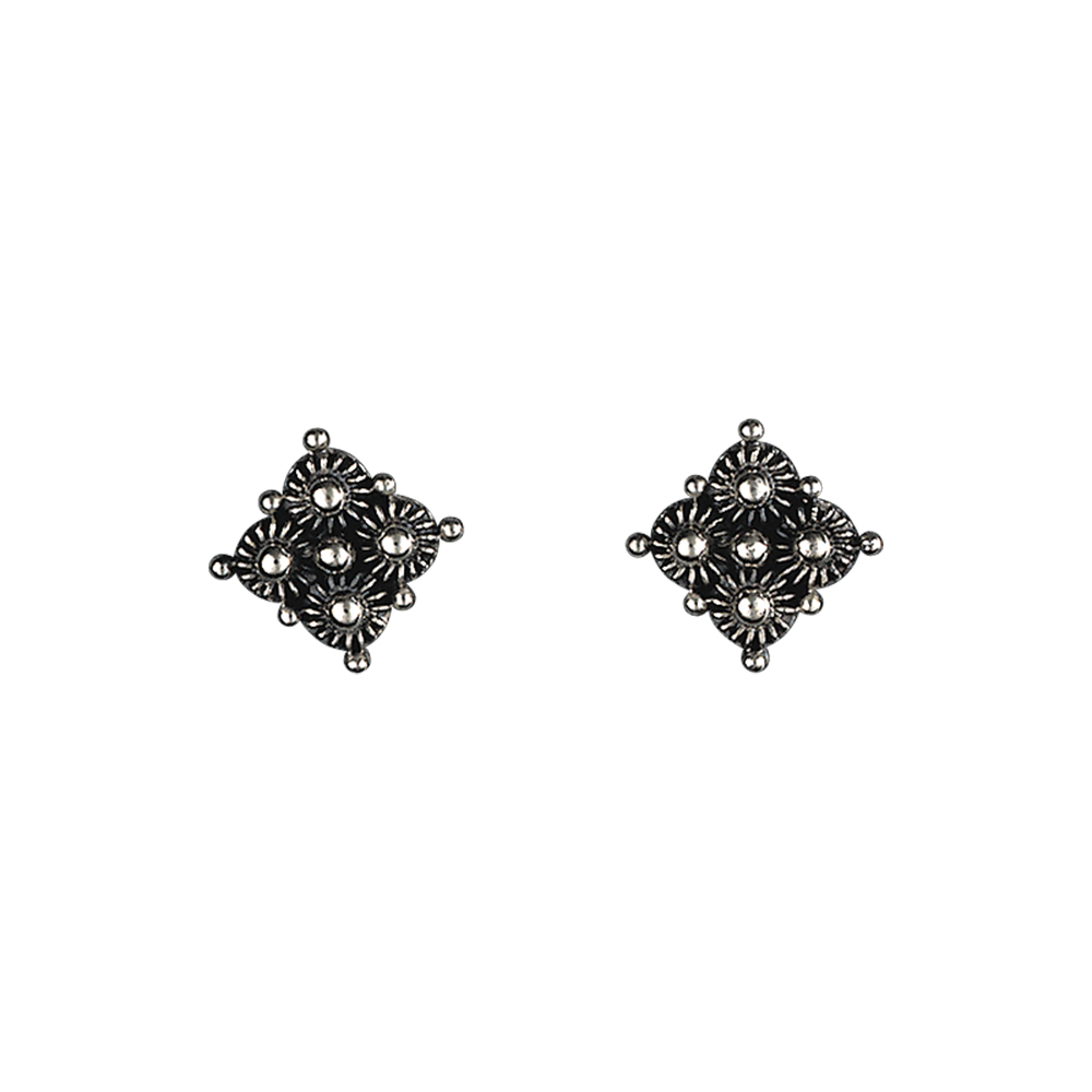 Øredobber Telemark 830 Oksidert Sølv