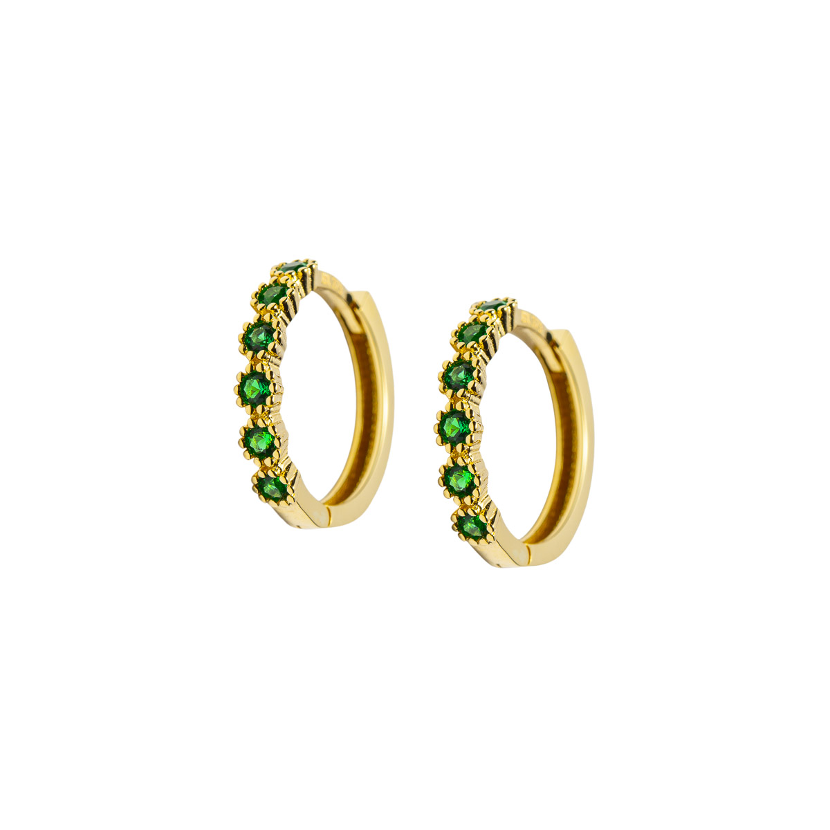 Øreringer 375 Gult Gull