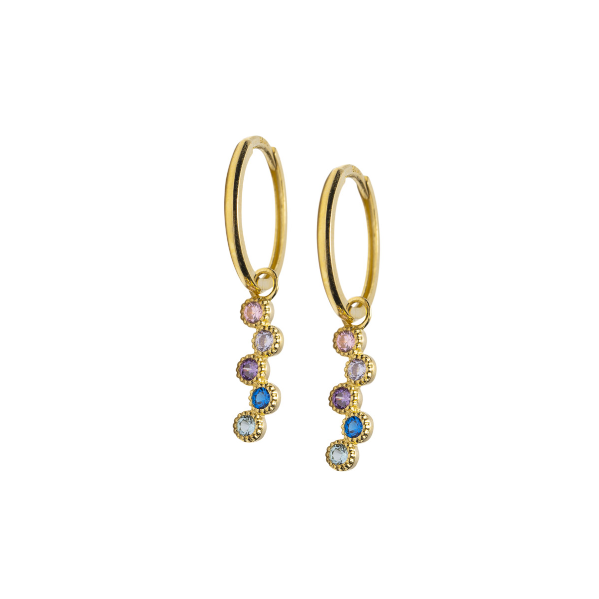 Øreringer 375 Gult Gull