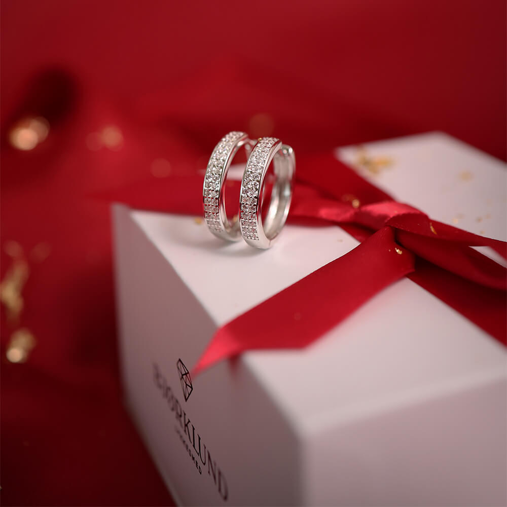 Øreringer 925 Sølv 20 mm