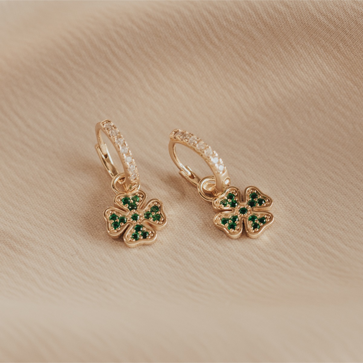 Øreringer 925 Forgylt Sølv