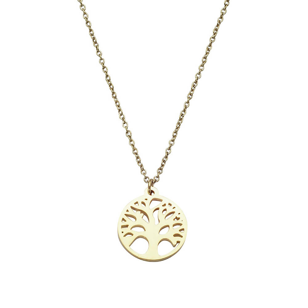 ADA Halssmykke Gullfarget Stål