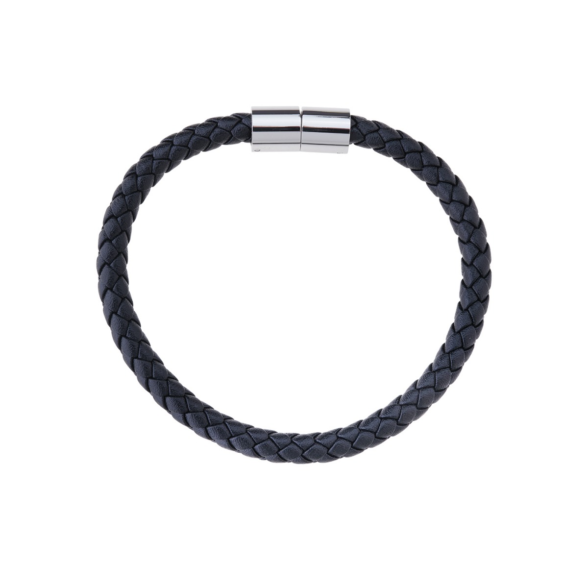 MORTEN Skinnarmbånd Sort