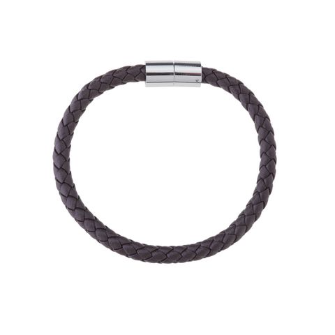 MORTEN Skinnarmbånd Brun