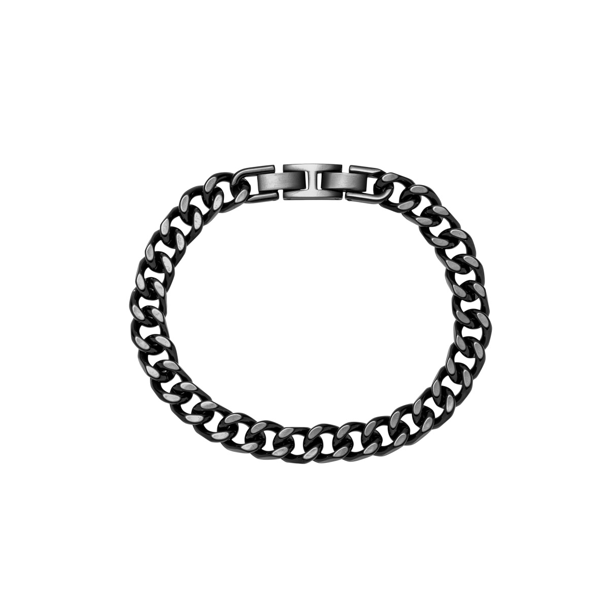 TERJE Armbånd Sortfarget Stål