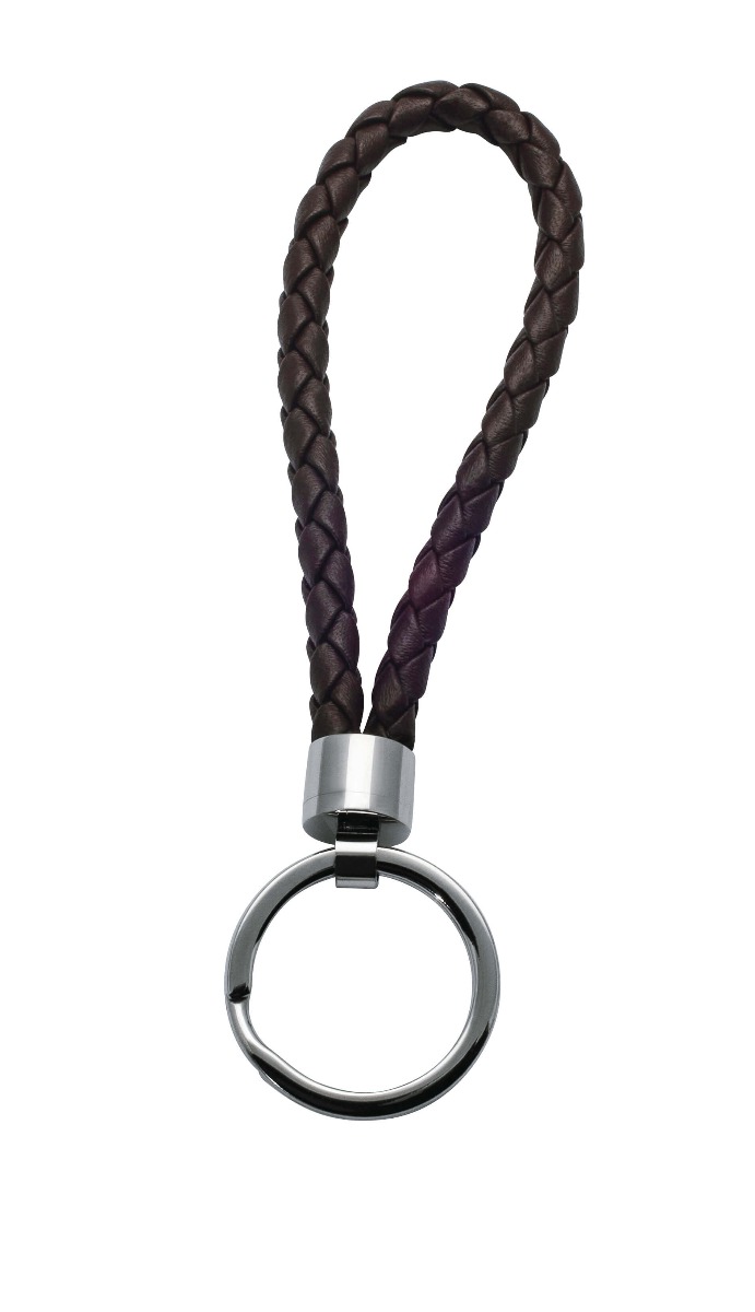 Nøkkelring Skinn Brun 