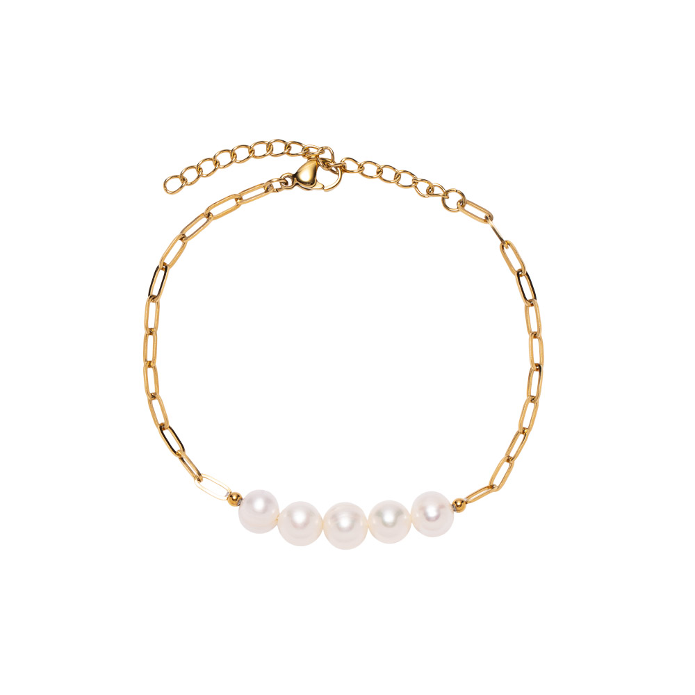 ALEXANDRA Armbånd Gullfarget Stål