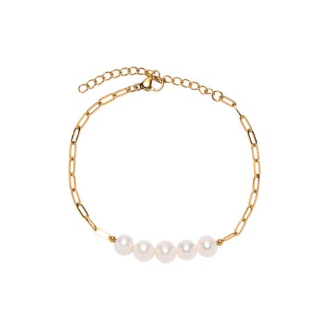 ALEXANDRA Armbånd Gullfarget Stål