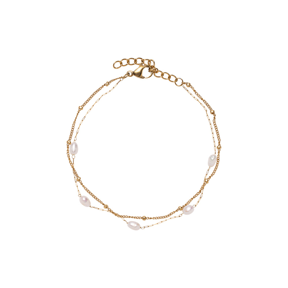 ALEXANDRA Armbånd Gullfarget Stål