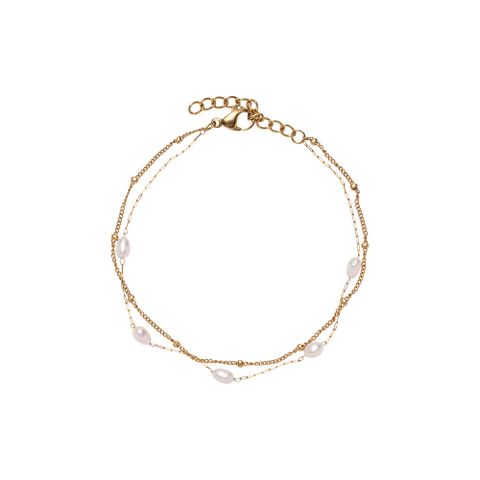 ALEXANDRA Armbånd Gullfarget Stål