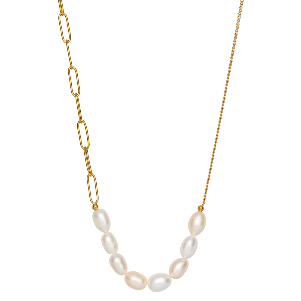 ALEXANDRA Halskjede Gullfarget Stål