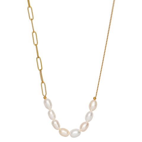 ALEXANDRA Halskjede Gullfarget Stål