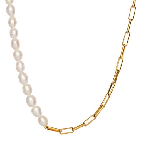 ALEXANDRA Halskjede Gullfarget Stål