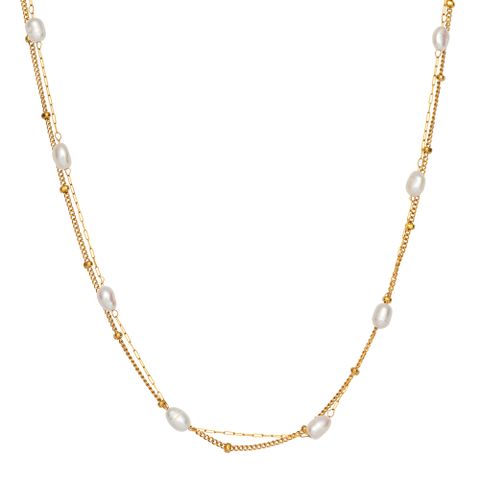 ALEXANDRA Halskjede Gullfarget Stål