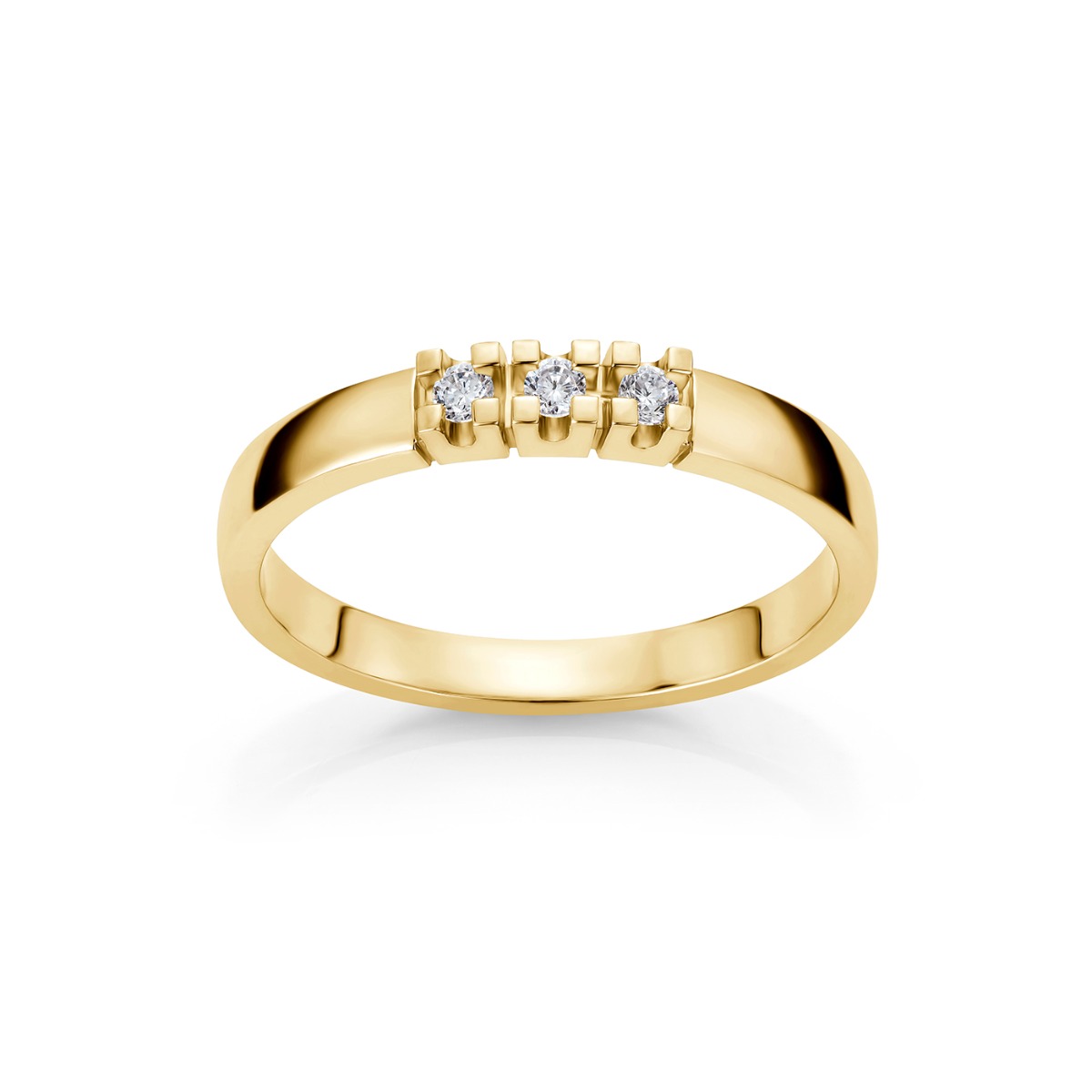 Alliansering 585 Gult Gull 0,09 ct