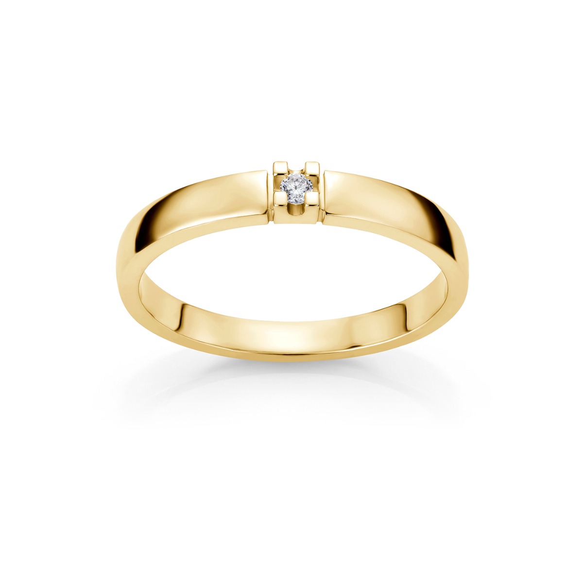 Alliansering 585 Gult Gull 0,10 ct