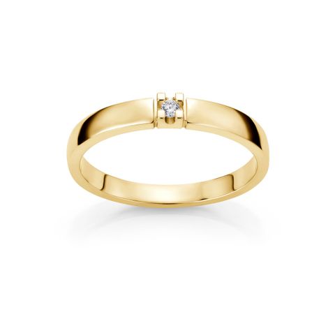 Alliansering 585 Gult Gull 0,10 ct