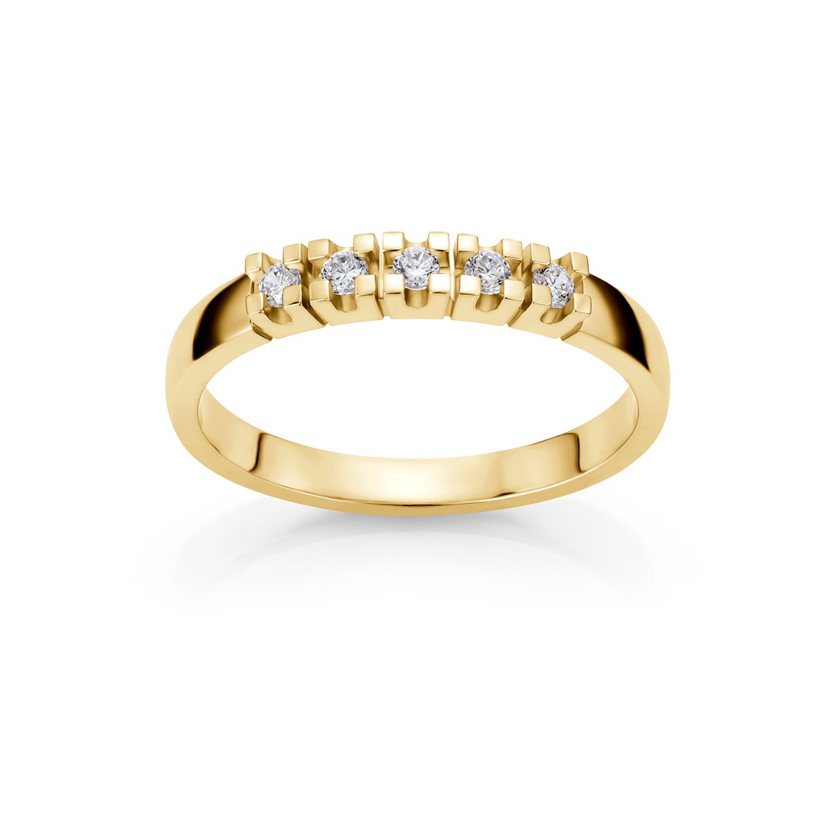 Alliansering 585 Gult Gull 0,35 ct