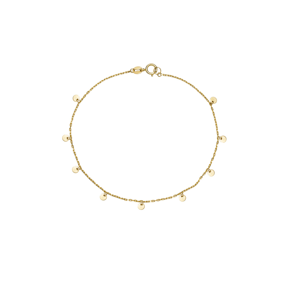 ANDRINE Armbånd 375 Gult Gull