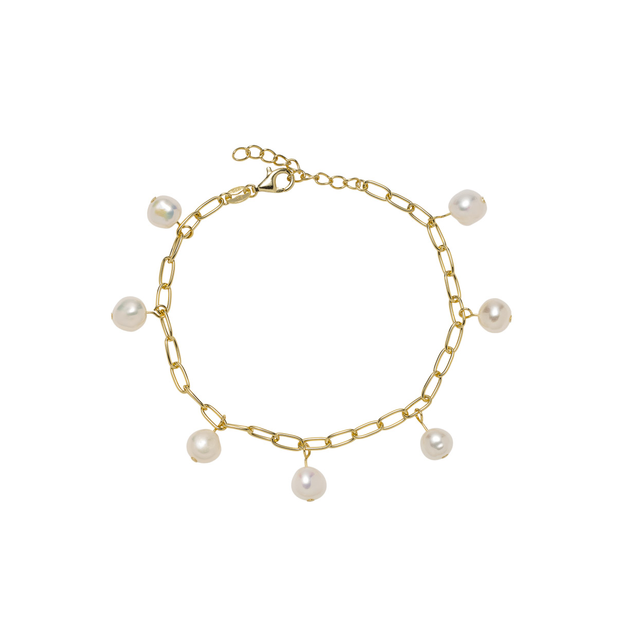 LINA Armbånd 925 Forgylt Sølv