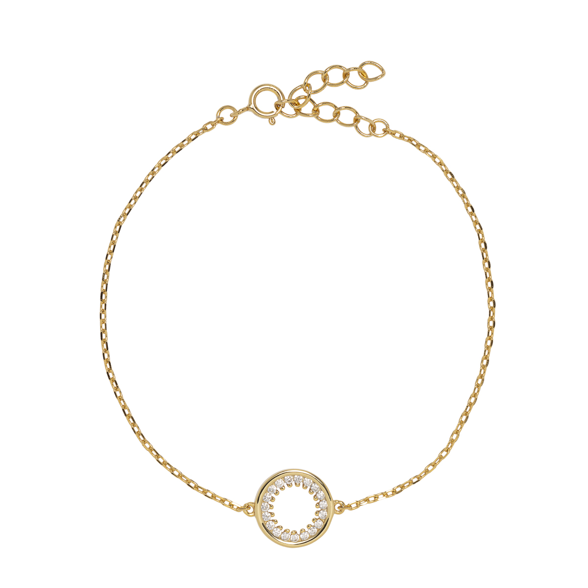 Armbånd 925 Forgylt Sølv