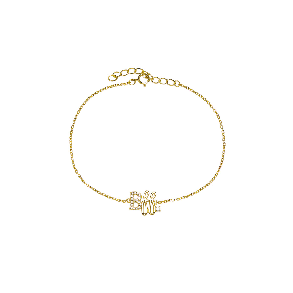 Armbånd 925 Forgylt Sølv