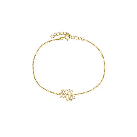 Armbånd 925 Forgylt Sølv