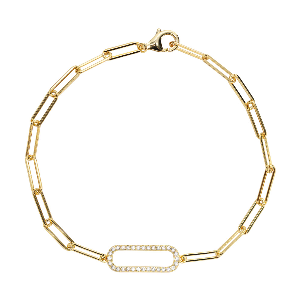 Armbånd 925 Forgylt Sølv