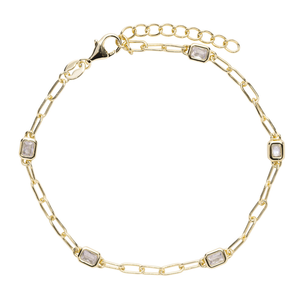 Armbånd 925 Forgylt Sølv