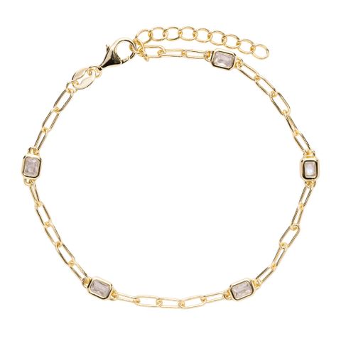 Armbånd 925 Forgylt Sølv