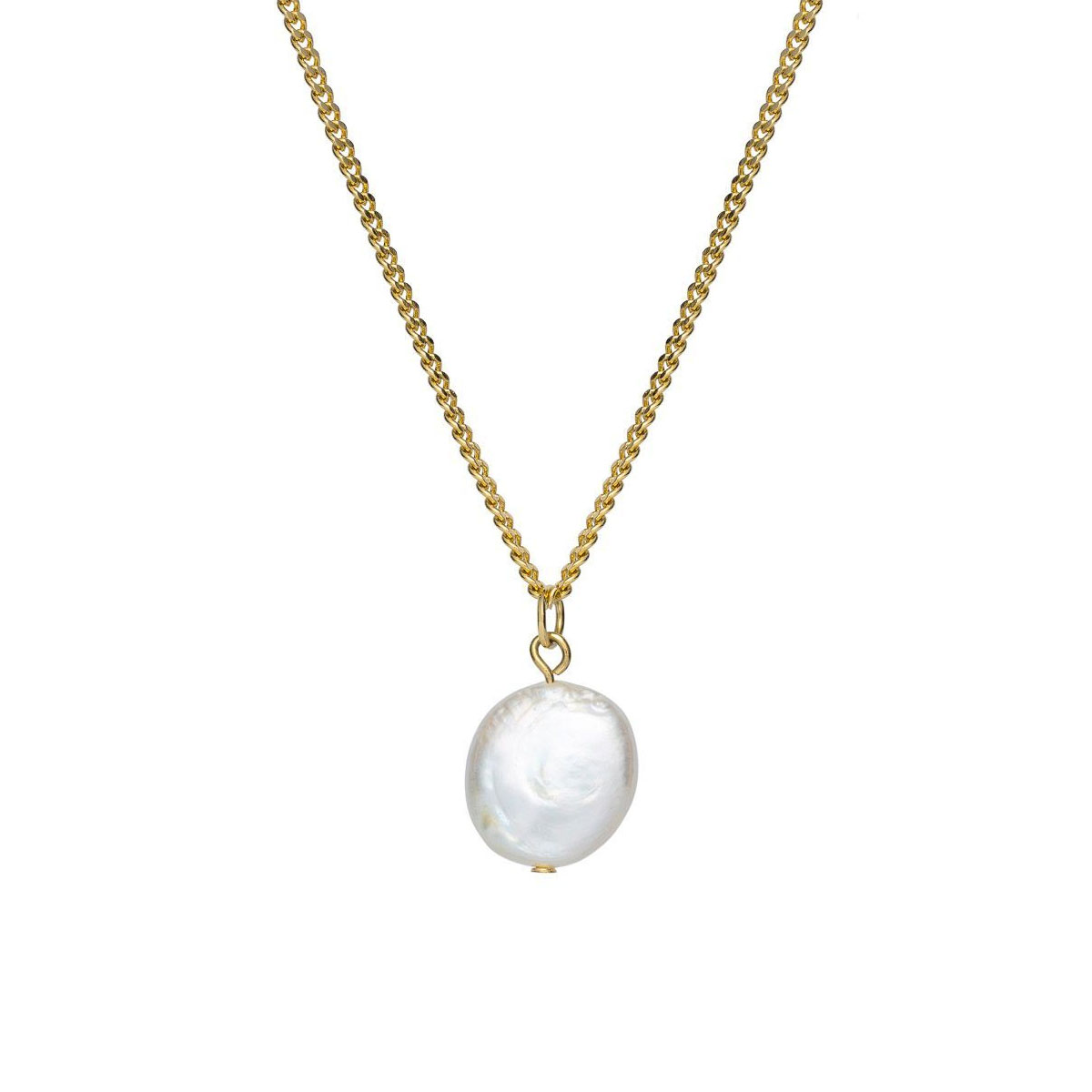 Smykke Perle Gullforgylt
