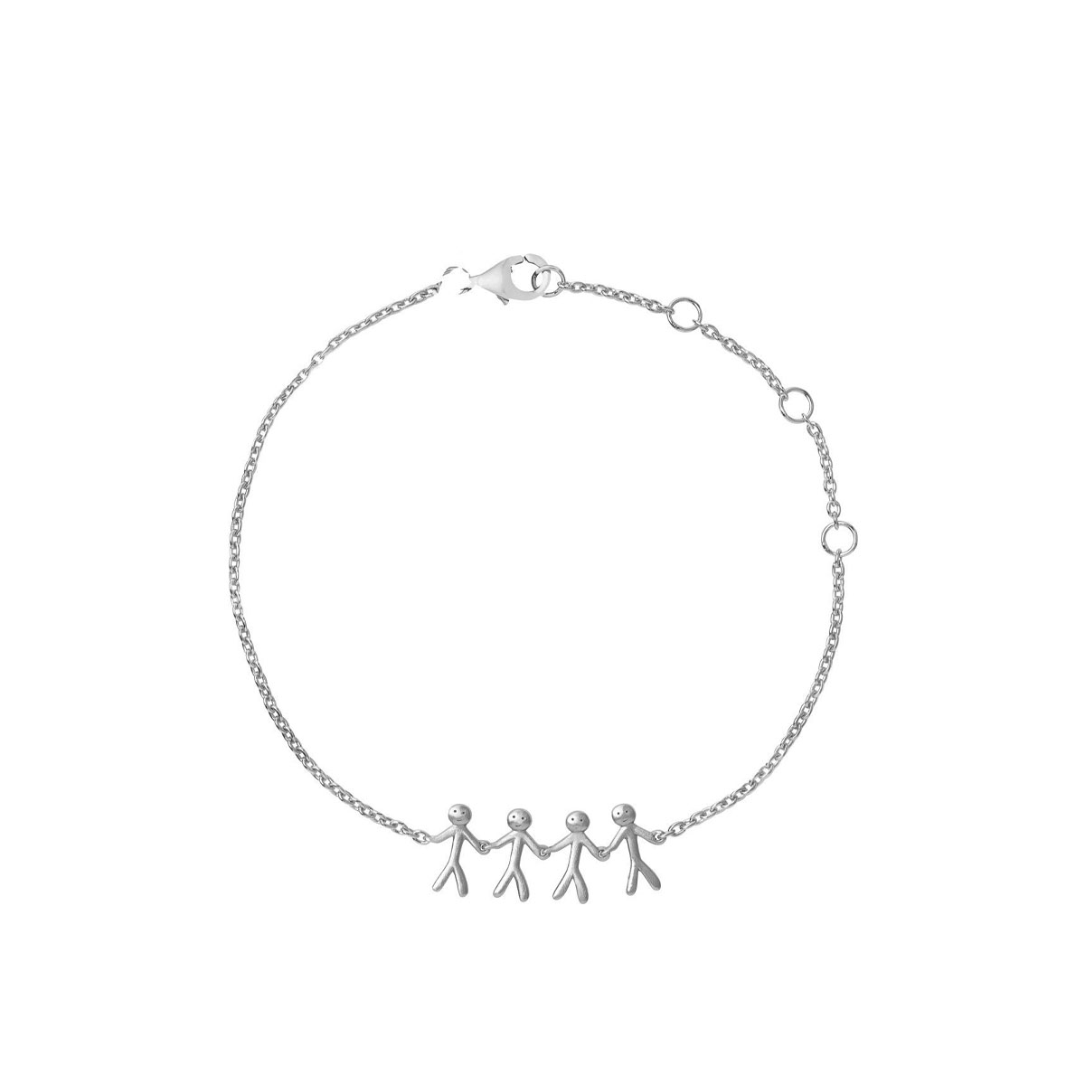Together Family 4 Armbånd 925 Sølv