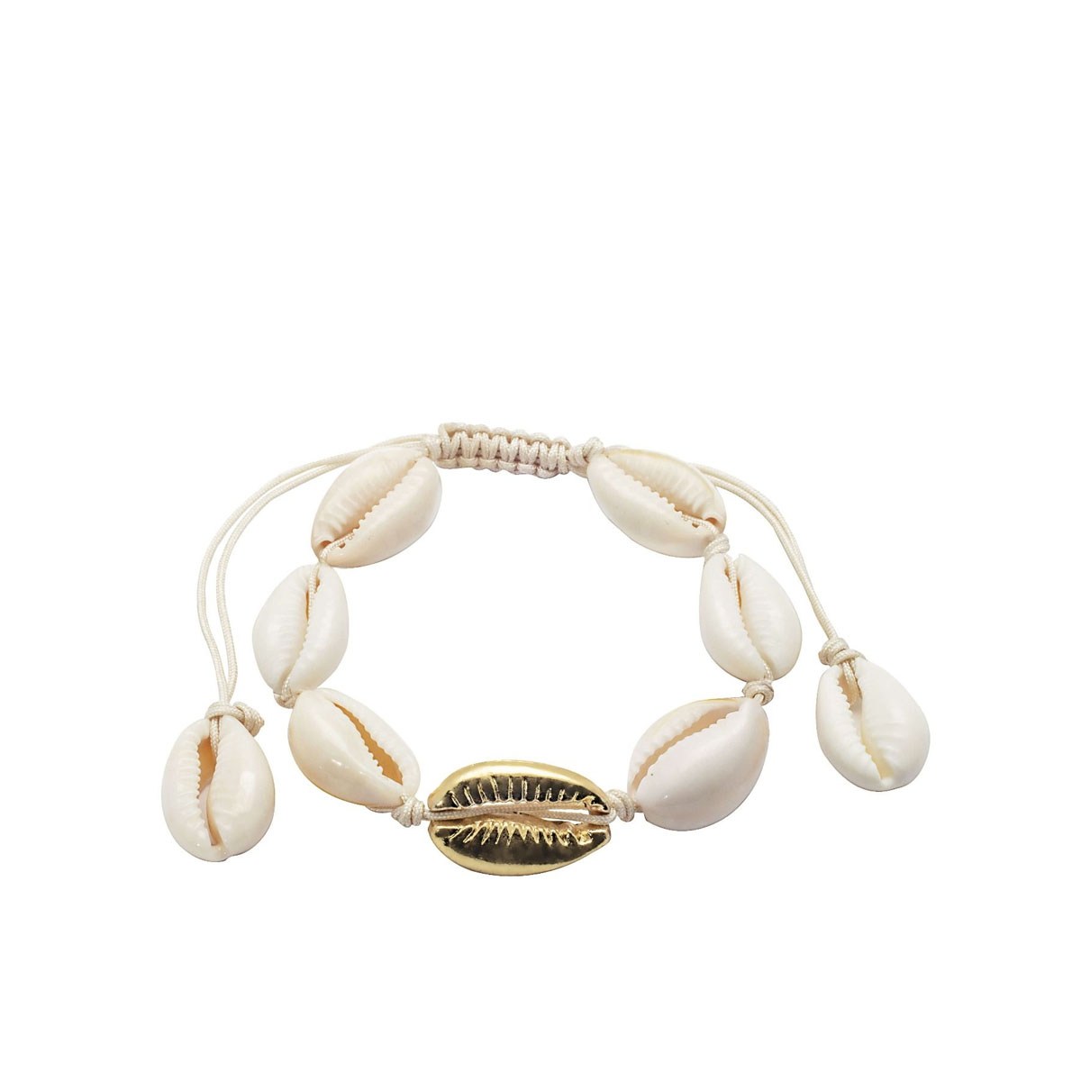 Armbånd Skjell Gull