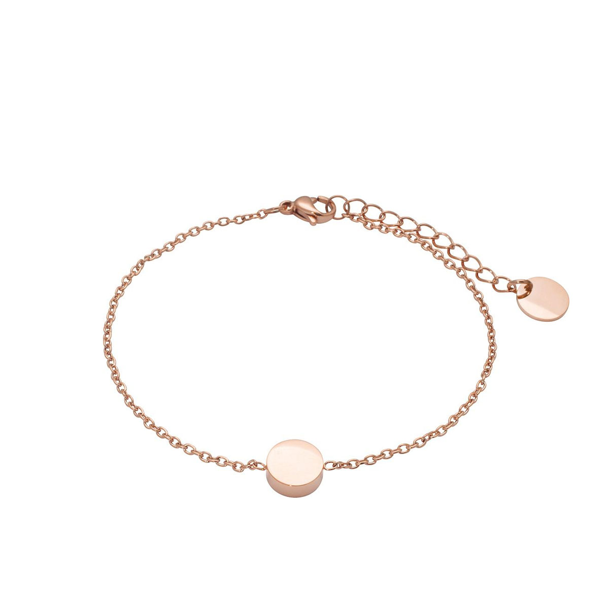 SAGA Armbånd Roséfarget Stål