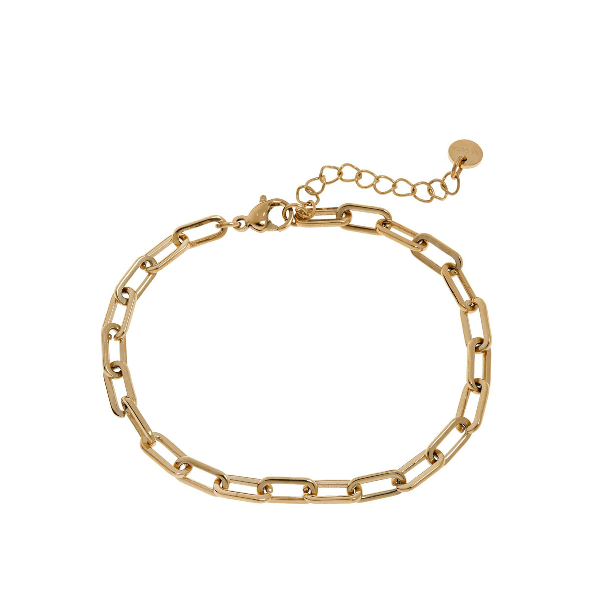 FRØYA Armbånd Gullfarget Stål