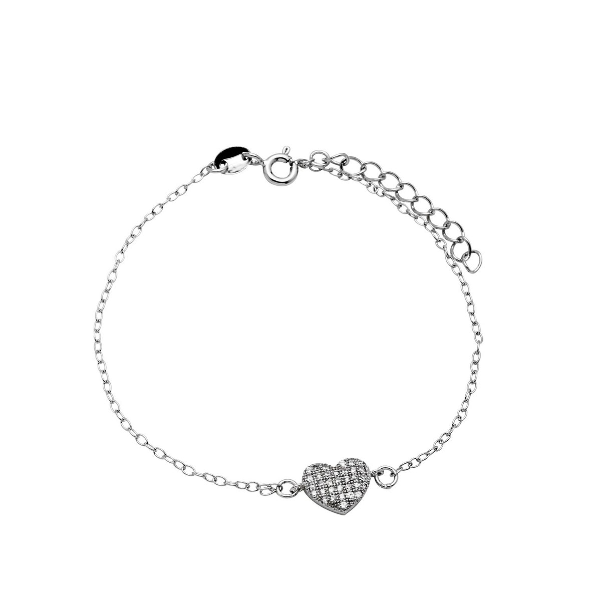 Armbånd Hjerte 925 Sølv