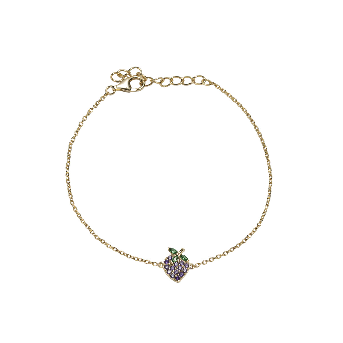 Armbånd Drue 925 Forgylt Sølv