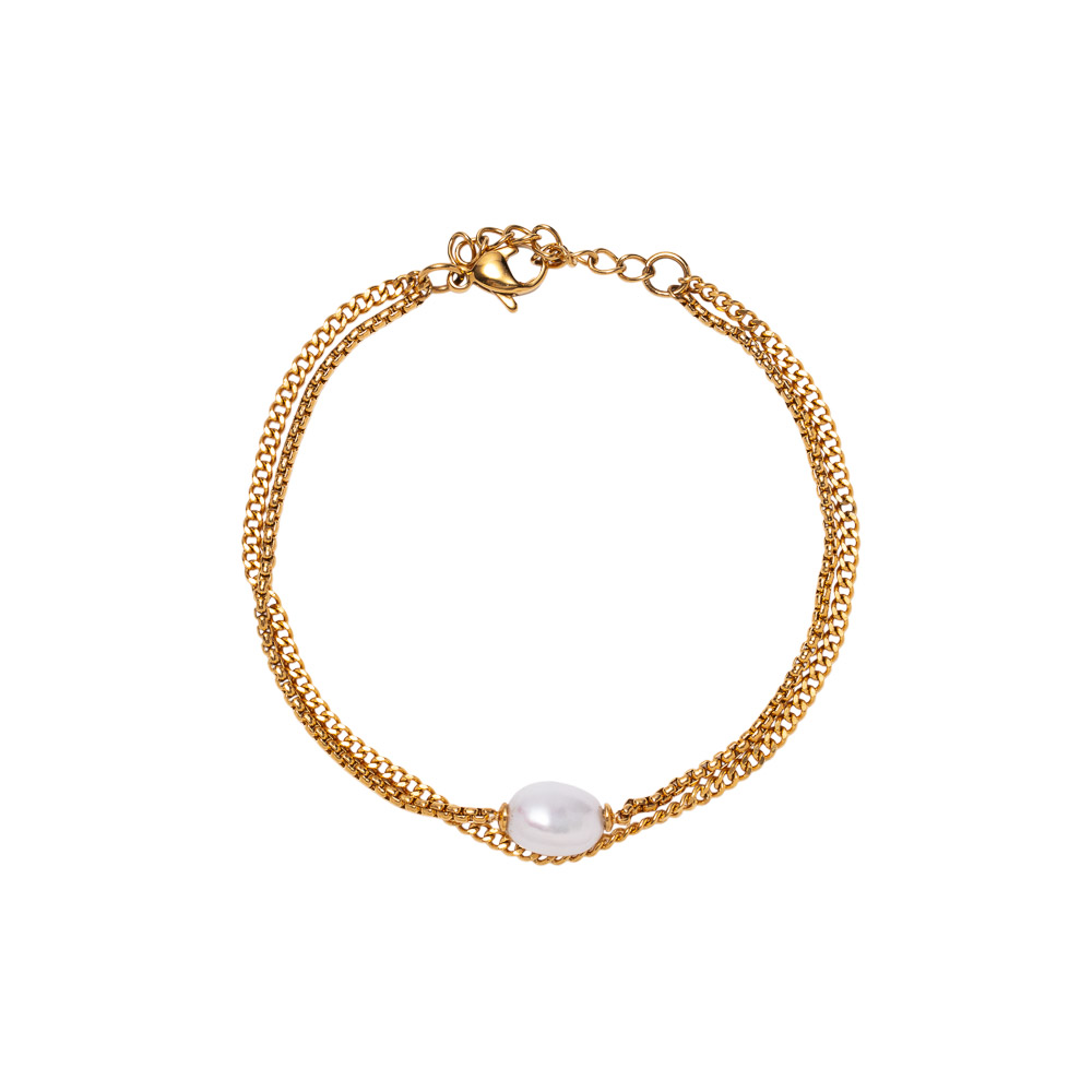 VILDE Armbånd Gullfarget Stål