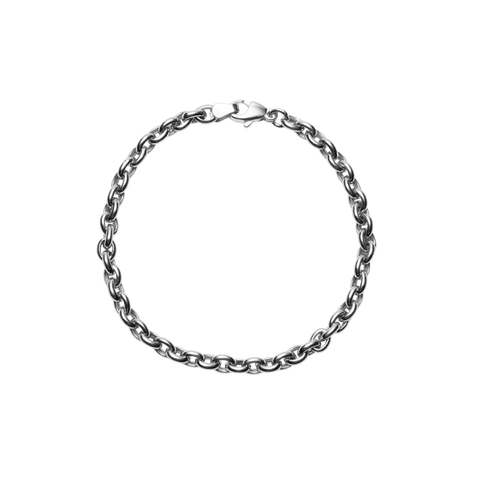 Armbånd 375 Hvitt Gull