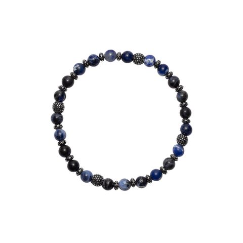 FREDRIK Armbånd Stål Blå