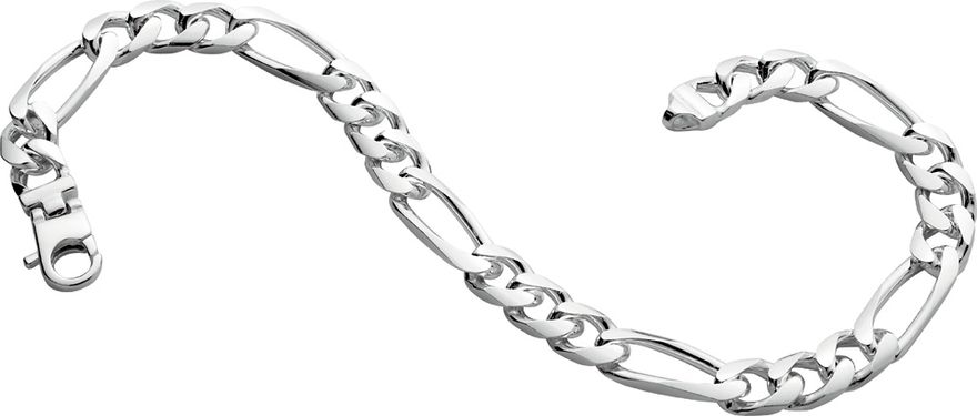 Armbånd Figaro Sølv